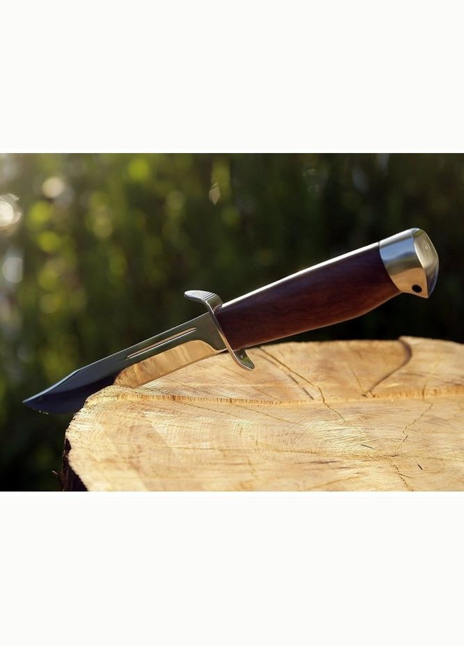 Нож тактический охотничий финка с удлиненным лезвием и деревянной рукоятью 024 ACWP Grand Way (370770675)