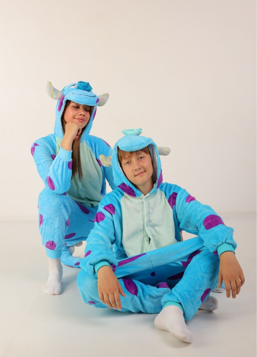 Кигуруми Салливан детское плюшевое с капюшоном и хвостом My Kigu (365437078)