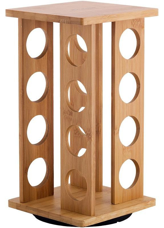 Набор для специй 16 стеклянных емкостей с бамбуковой подставкой для кухни контейнеры для приправ Kamille (368976784)