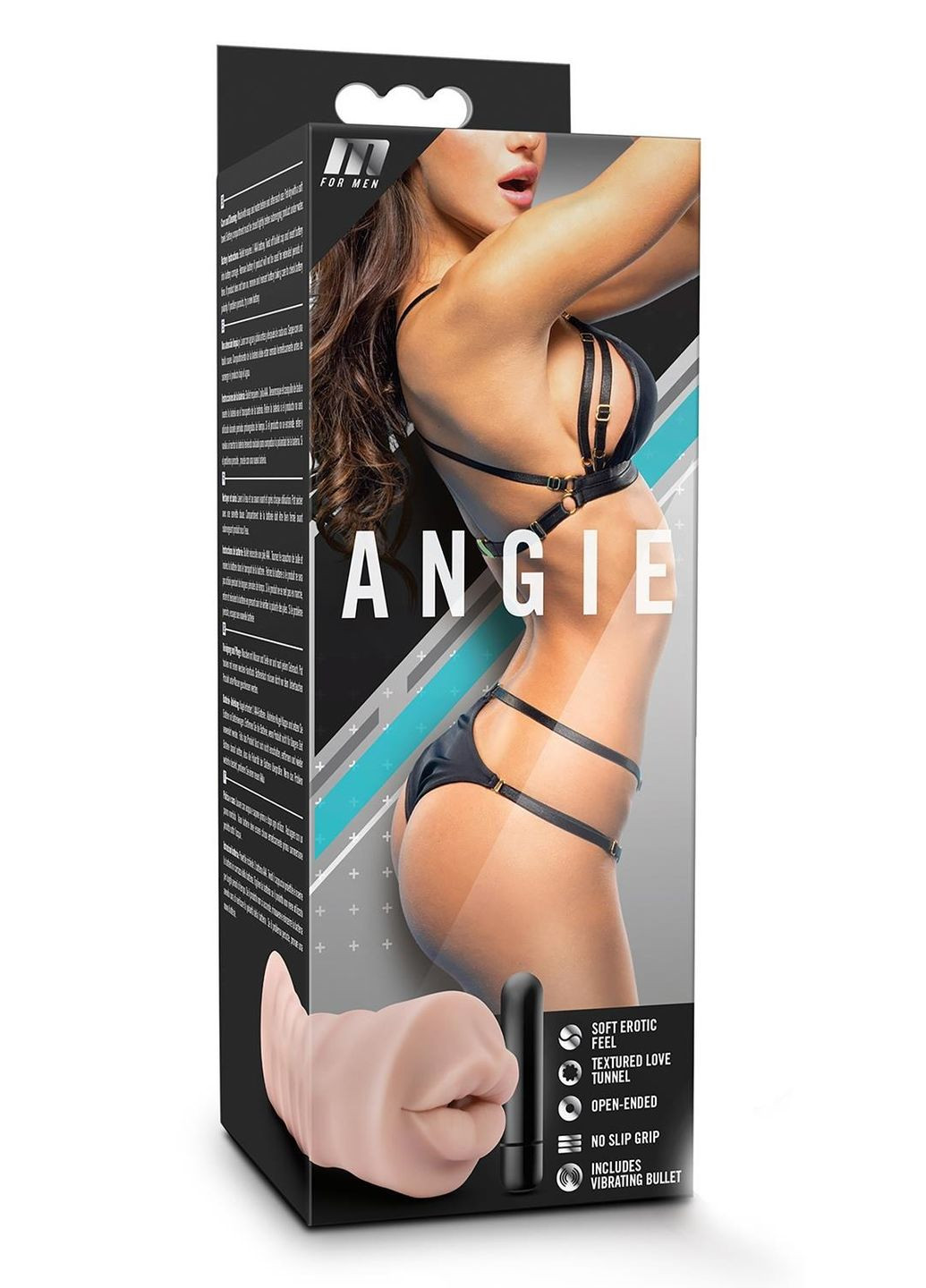 Мастурбатор с вибро M FOR MEN ANGIE VANILLA Blush (331171276)