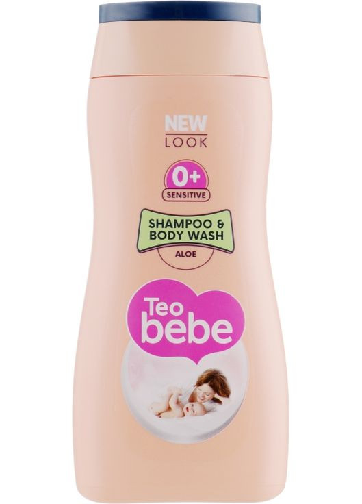 Шампунь і гель для душу "Алое" Bebe Sensitive 400ml (642701-139781) TEO (368626253)