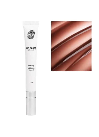 Блиск для губ з ментолом BROWNIE Lip Gloss 10 мл коричневий Unico (376857763)