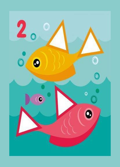 Мозаика с наклейками. Для детей от 3х лет. Треугольники РАНОК (316082678)