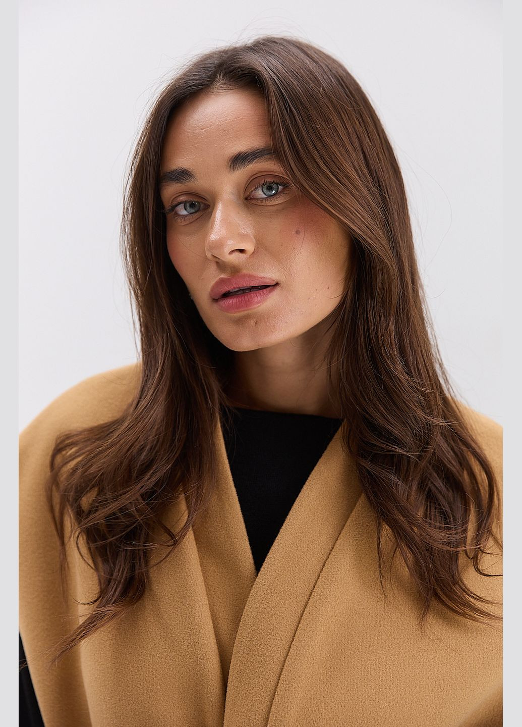 Женский жилет из черной пальто Arjen (324392579)