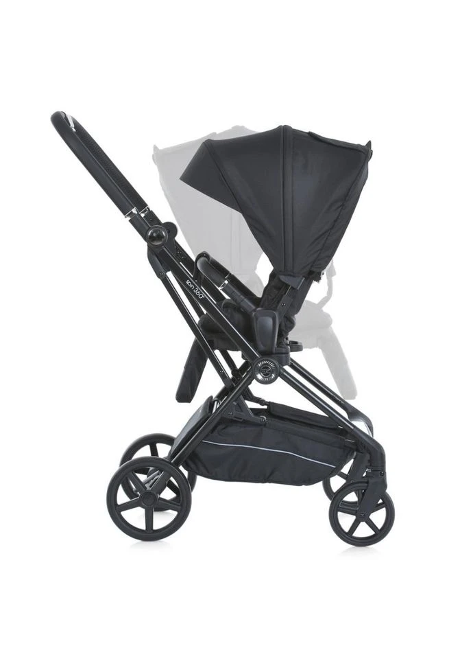 Коляска детская прогулочная SPIN 360 ME 1138 Black No Brand (329897497)