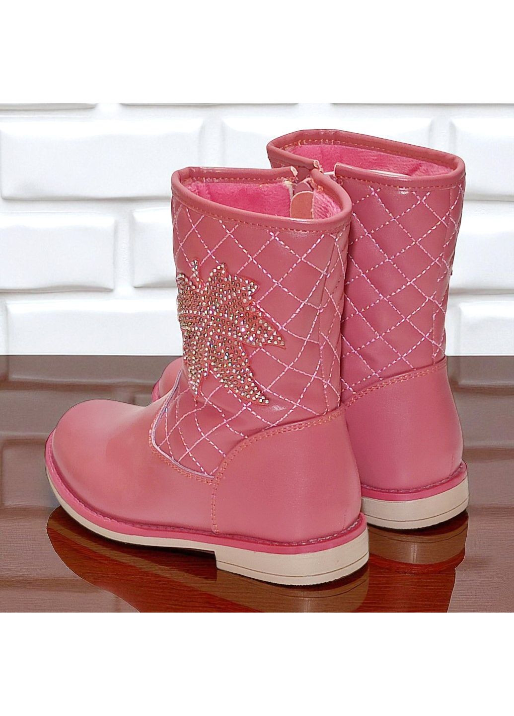 Утеплені ортопедичні демісезонні черевики на флісі для дівчинки Казка L&D (360998988)