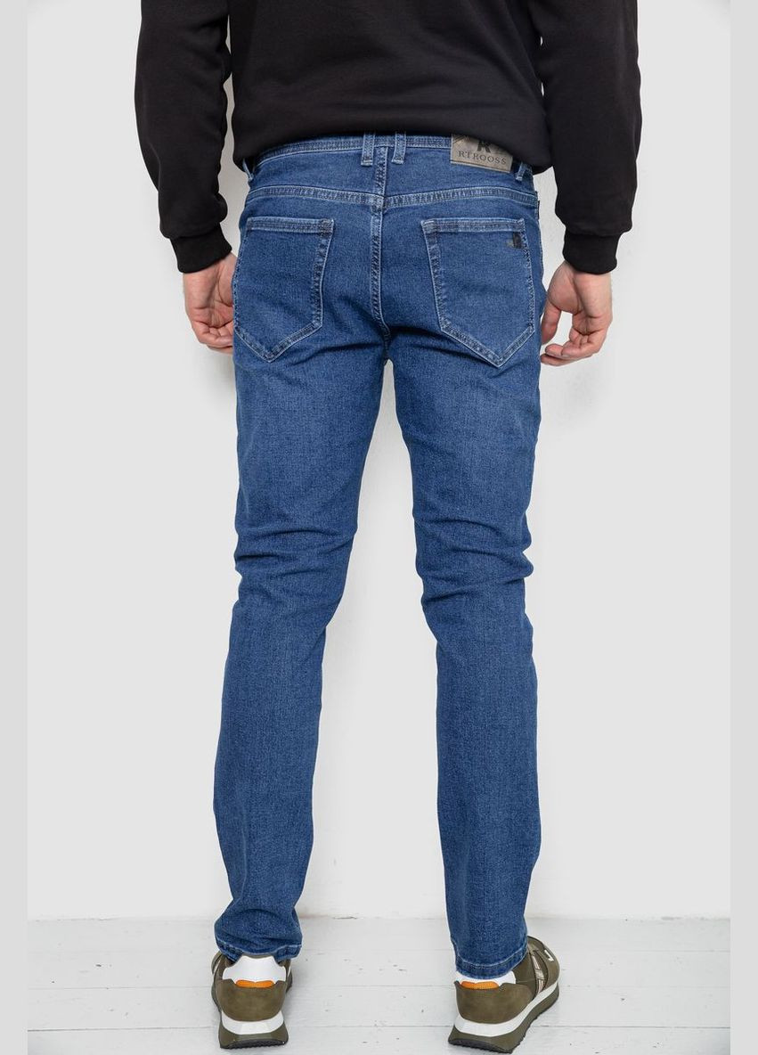 Синие демисезонные прямые джинсы мужские демисезонные синие с потертостями размер 29 (sku_243r8047) Ager