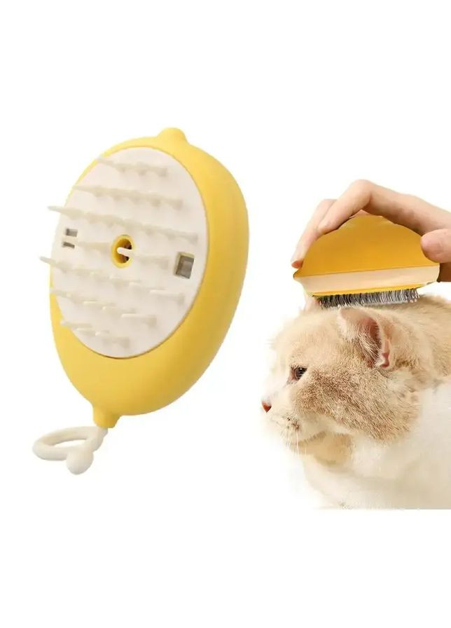 Паровая щетка для ухода за шерстью животных 4 в 1 Pet comb Gemac (363832585)