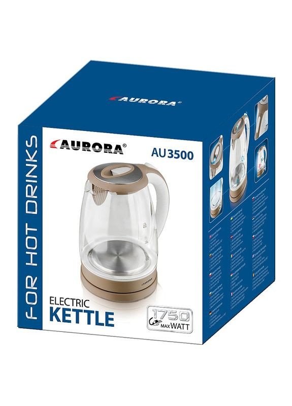 Електрочайник 1,8 л бежевий 3500AU Aurora (337093778)