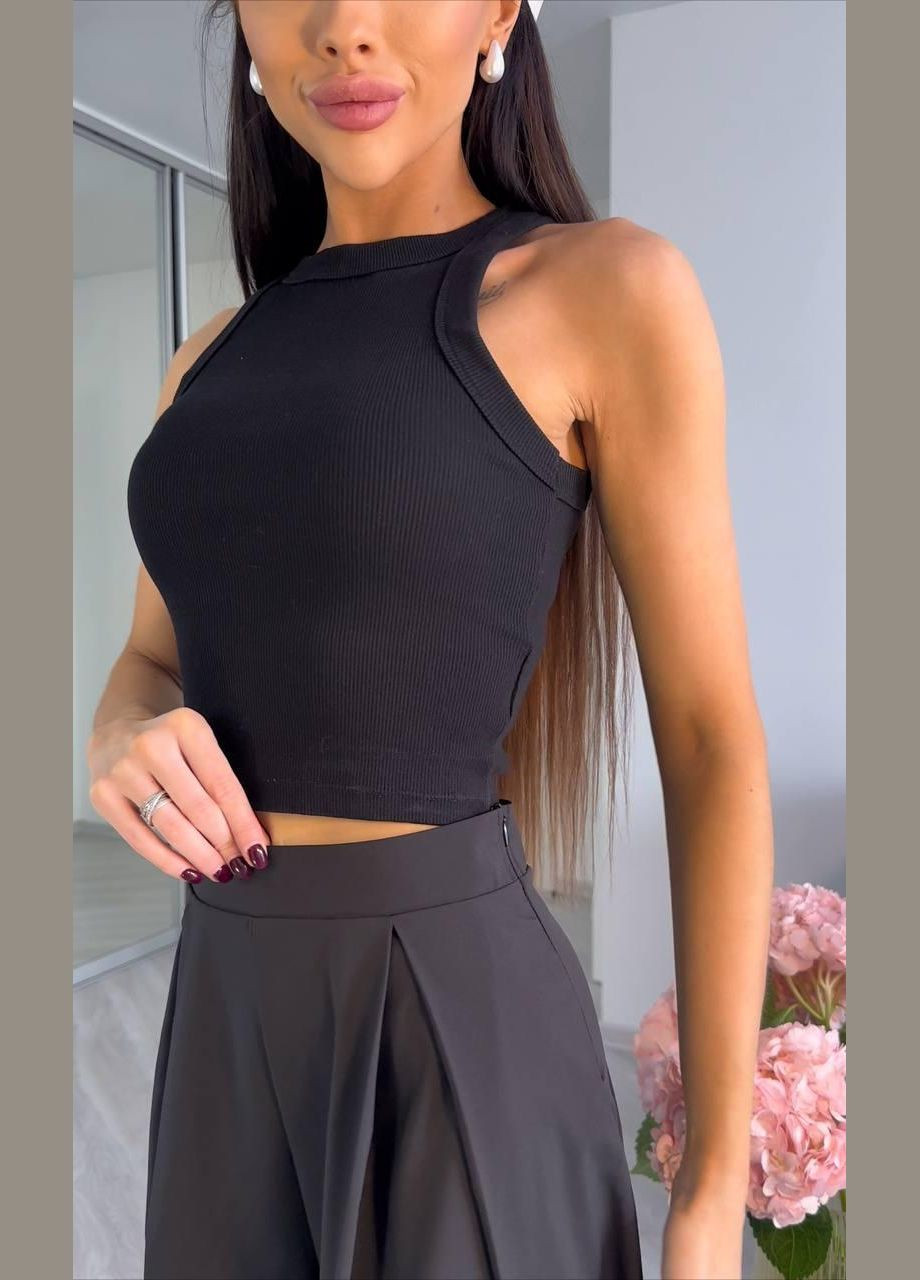 Брюки-палаццо женские широкие со стрелками на высокой талии JUGO Atelier палаццо (293510662)