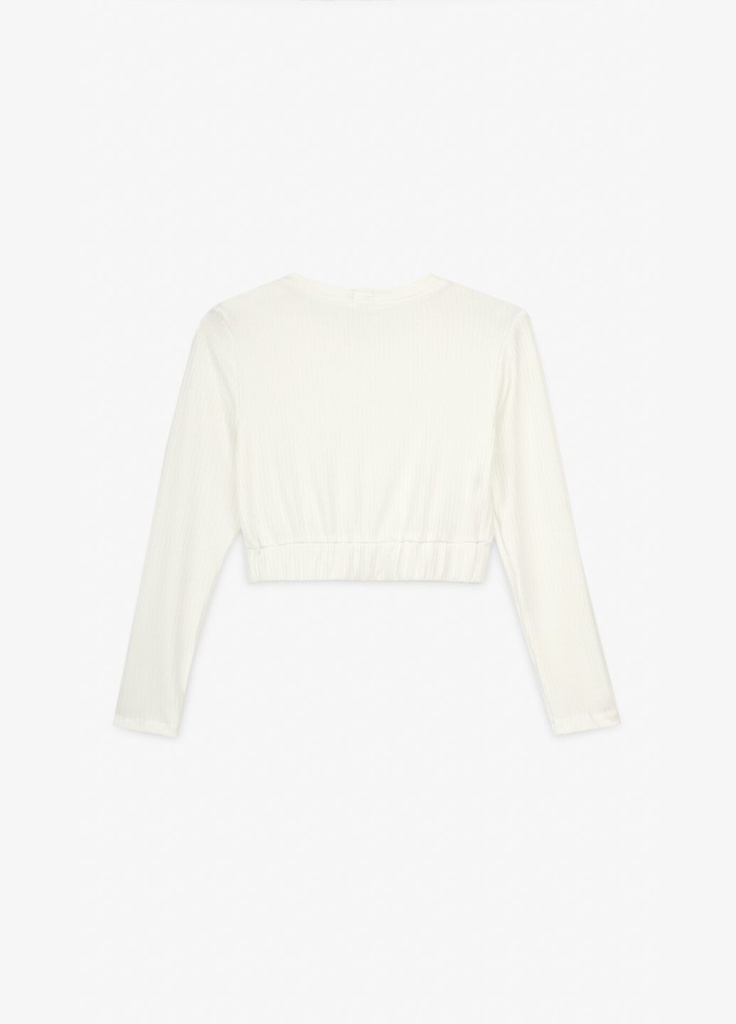 Молочная однотонная блузка MyChance демисезонная