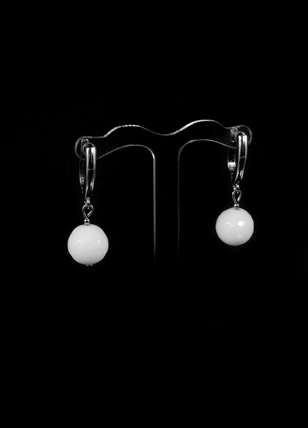 Эксклюзивные серьги Агат грань Fursa fashion (315590962)