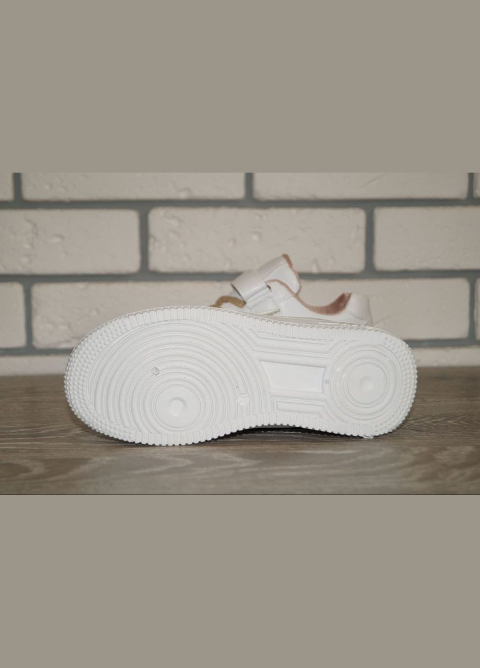Білі осінні кросівки для дівчинки демісезонні білі XIFA