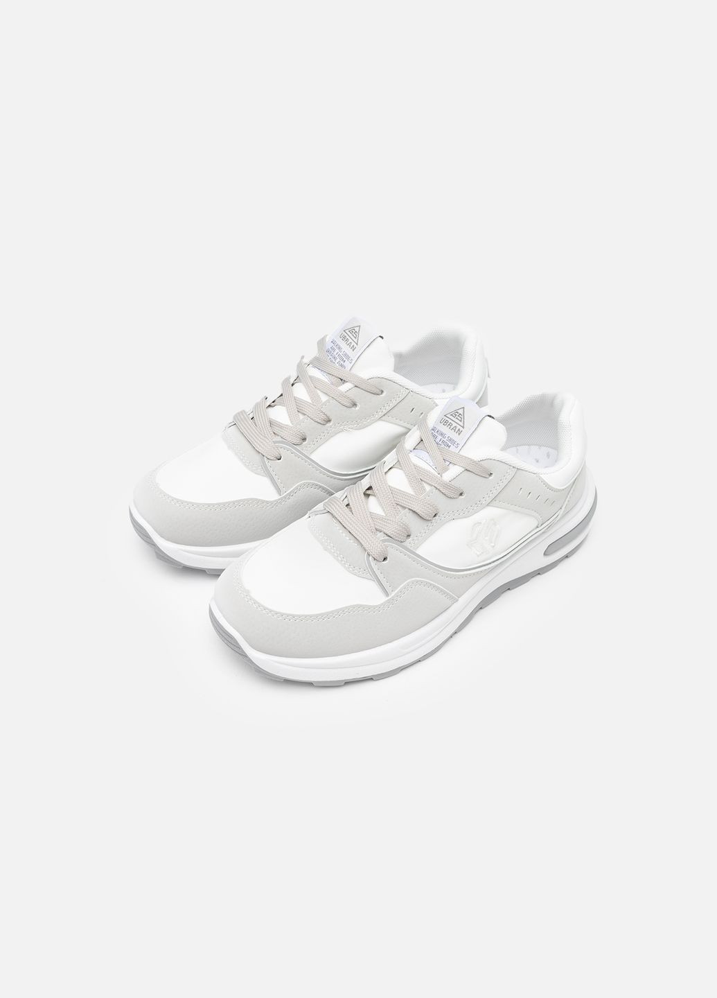Белые демисезонные женские кроссовки цвет белый цб-00247646 Gipanis
