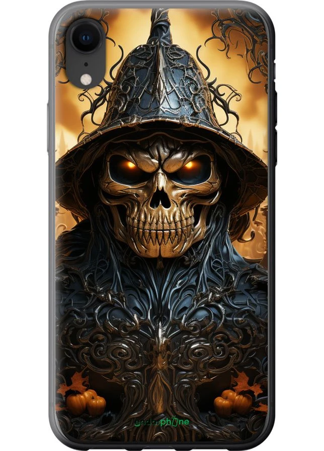 Чехол на iPhone XR Череп 2 "5652t-1560-70447" Endorphone (366739534)