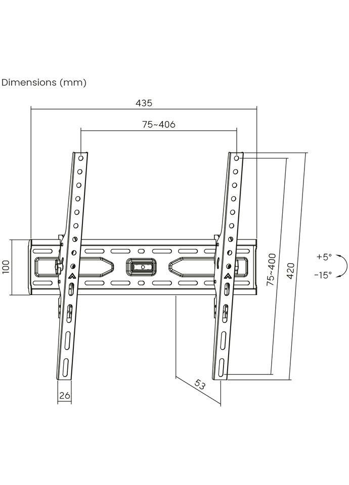 Кронштейн BZ02-43 Black UniBracket (324213159)