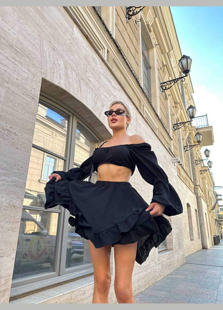 Костюм топ та спідниця No Brand (327365996)