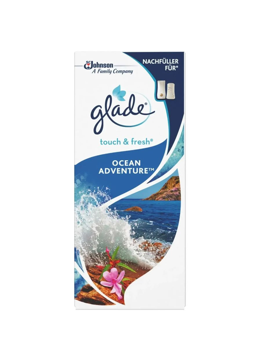 Сменный баллончик для освежителя воздуха Лазурная волна и магнолия, 10 мл Glade (332943887)