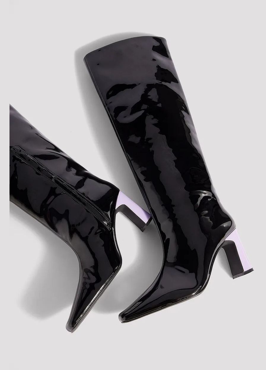 сапоги,черный, NA-KD