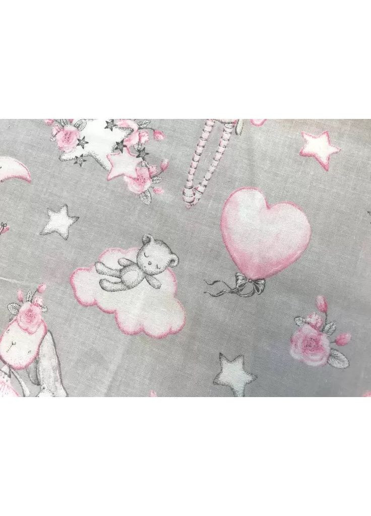 Хлопковая пеленка 100*80см "Зайчики" Moontime (366037249)