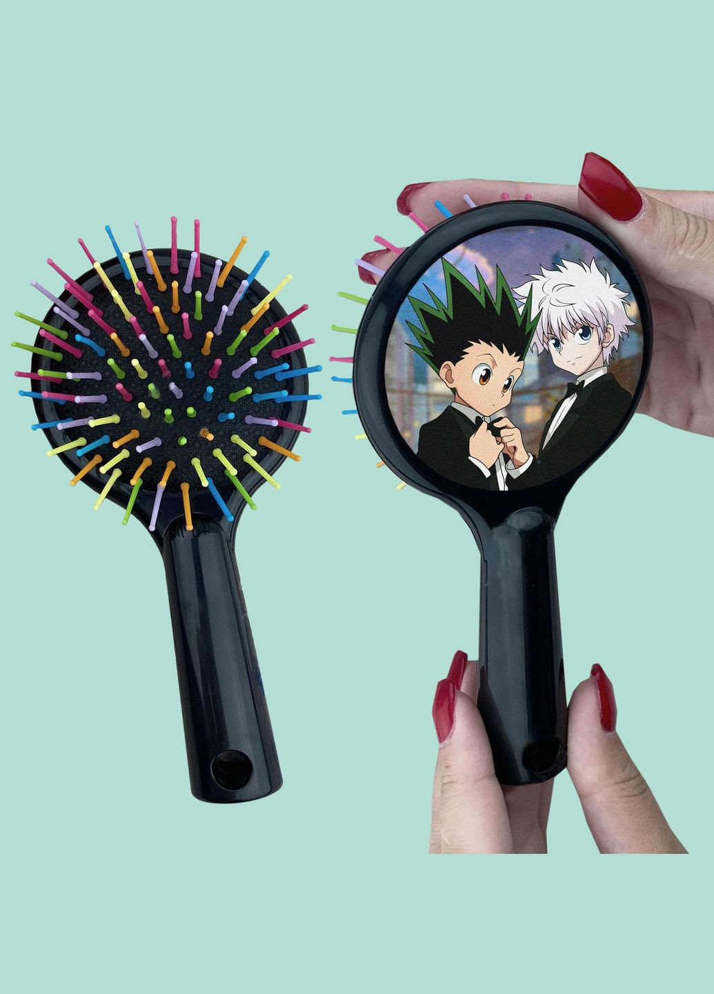 Гребінець для волосся Аніме Хантер х Хантер #0002 чорний No Brand (315045614)