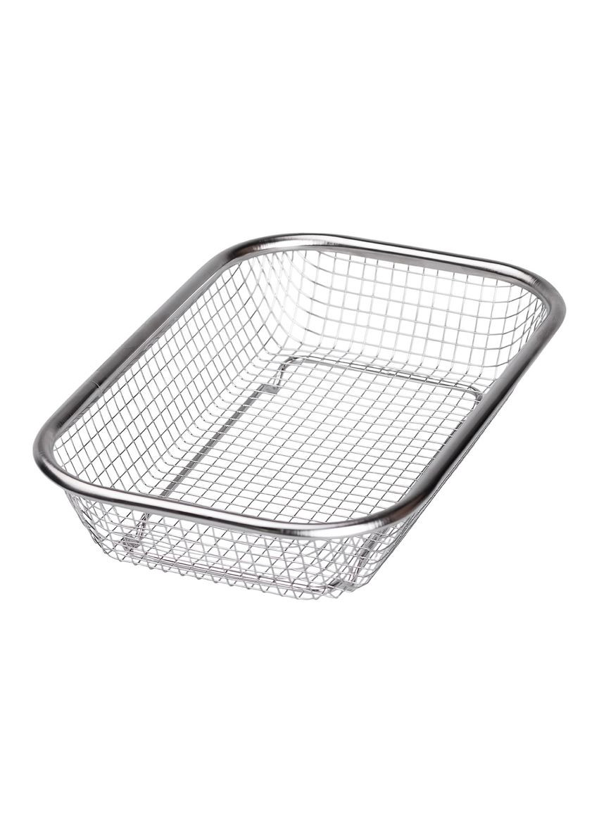 Сито-кошик для миття овочів та фруктів 29.5х21х6 см друшляк з нержавіючої сталі HP-19-23-M (A-033488) Zhongjing (361242429)