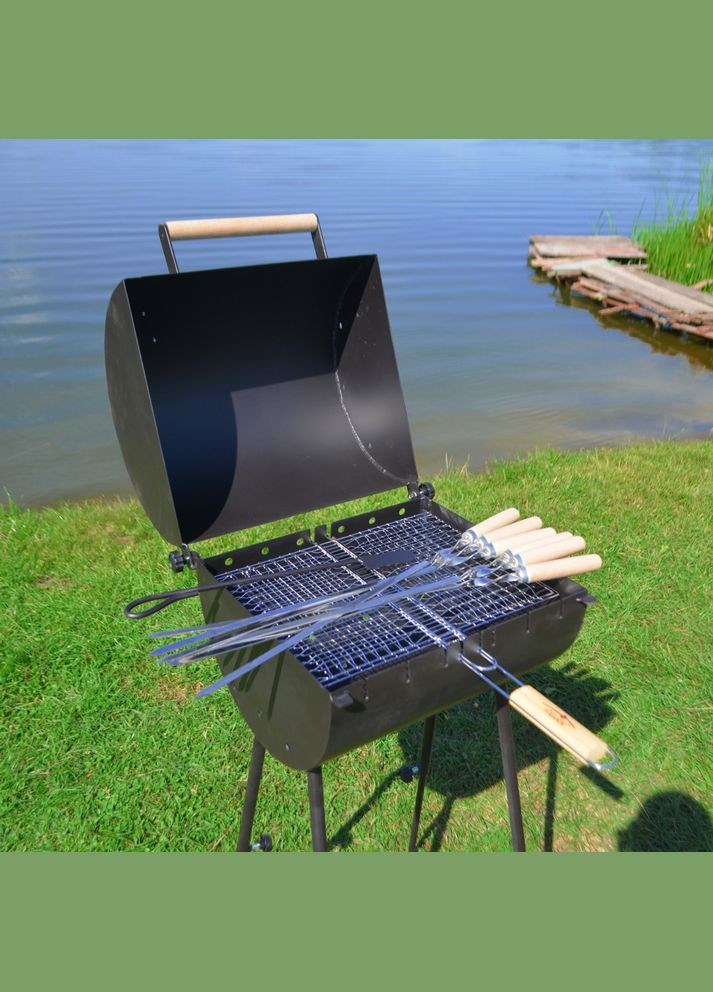 Разборный мангал-гриль Троян (346528845)