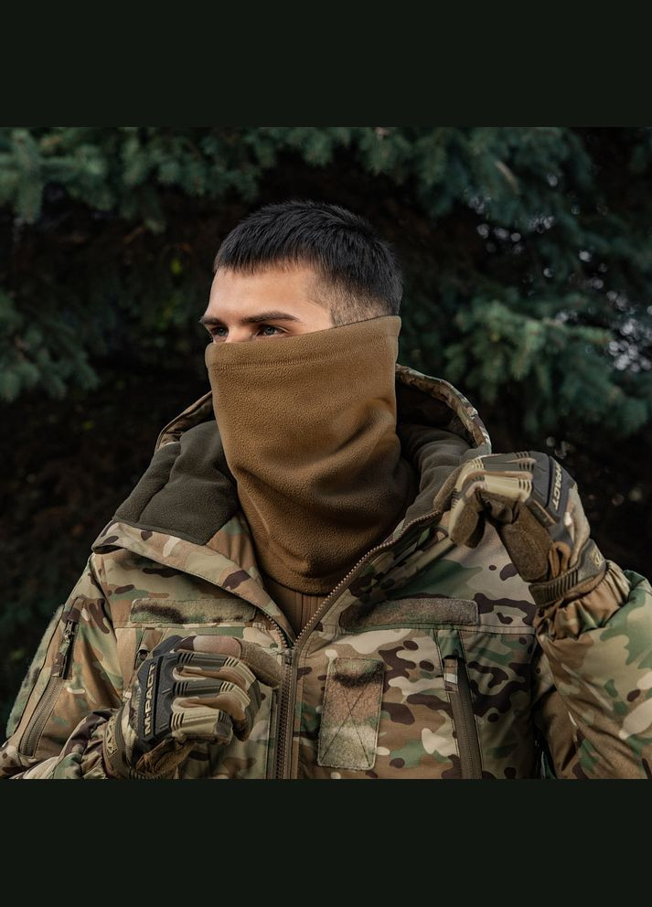 Шарф-труба Elite короткая с затяжкой флис (320г/м2) Coyote Brown M-TAC (315339342)