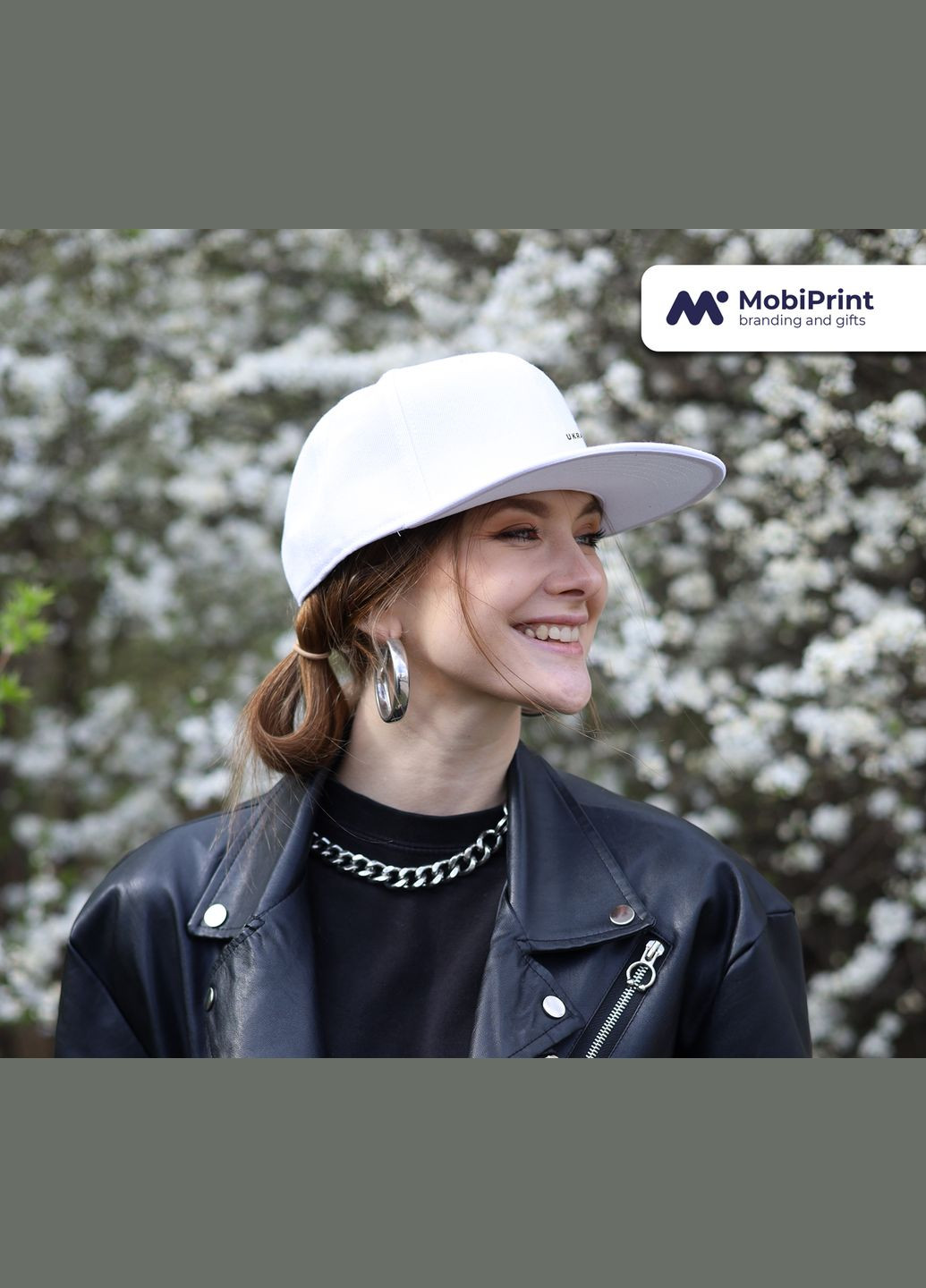 Кепка Snapback Я – українець Білий (9276-3751-WT) MobiPrint (292866255)