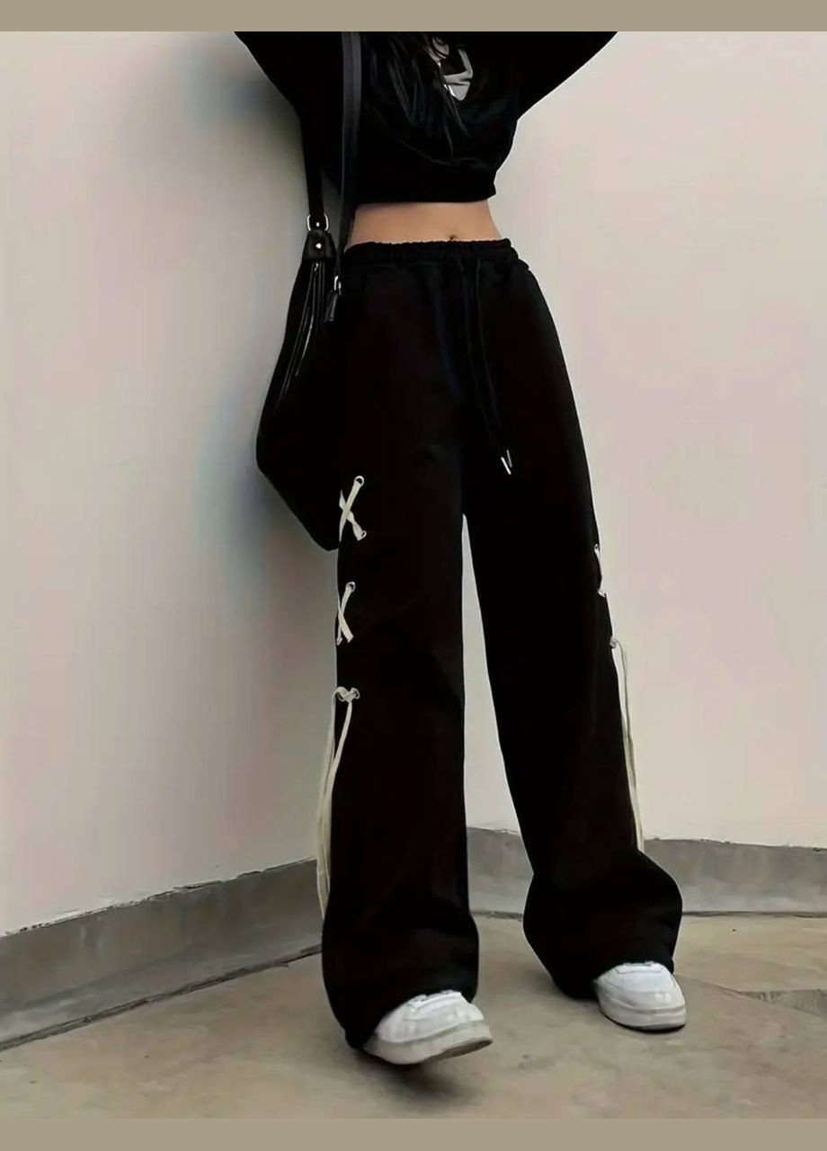 Штани жіночі зі шнурками No Brand (319321240)