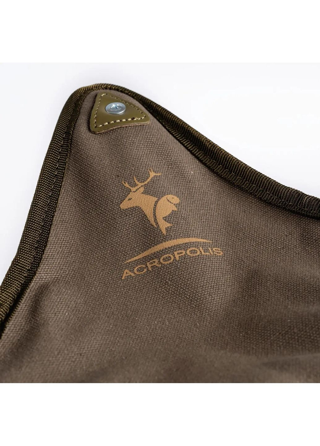 Дитячий стілець дерев'яний складаний для відпочинку на природі CТ-1д. Дерево + Брезент + Шкіра Acropolis (351850553)