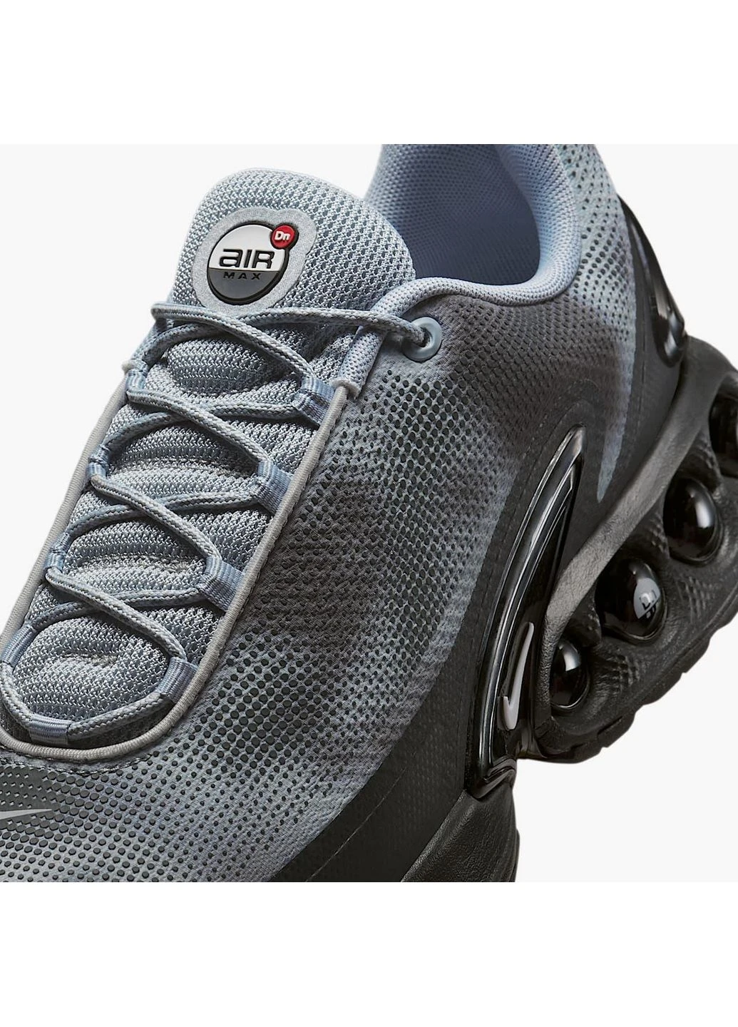 Сірі кросівки air max dn grey ib4433-001 демісезон Nike