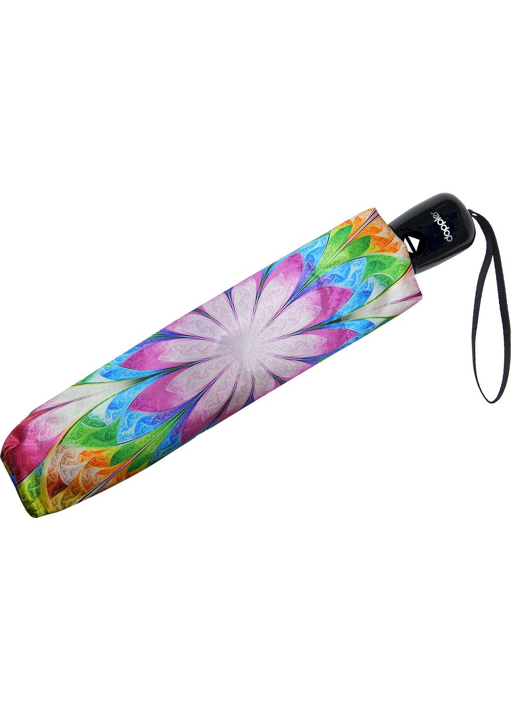 Комбинированный яркий женский зонтик оригинал Doppler средний система антиветер (307167248)