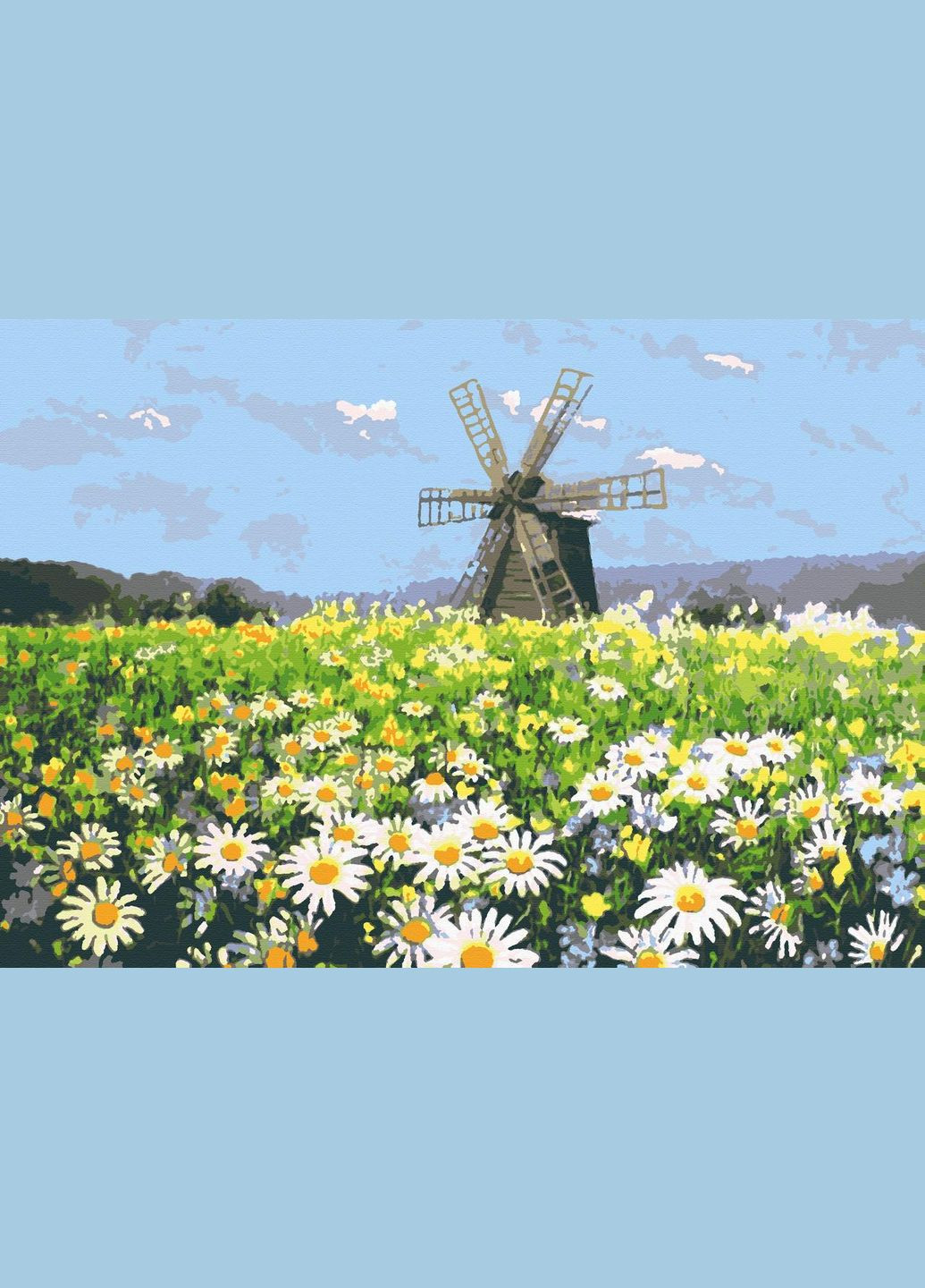 Картина за номерами Ромашкове поле 28x40 см (RB-0160) Riviera Blanca (303136210)