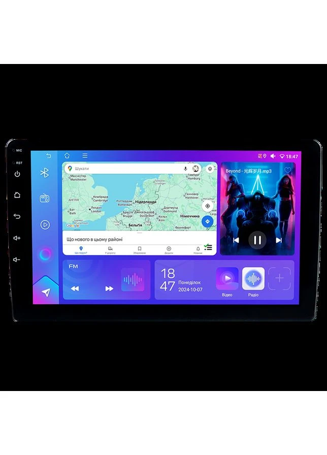 Штатная магнитола для Volkswagen Multivan 2010-2015 A-903 QLED 9" Android 4-ядерный 2+32Гб 4x50W(TDA7851) беспроводной CarPlay и DriveX (401892371)