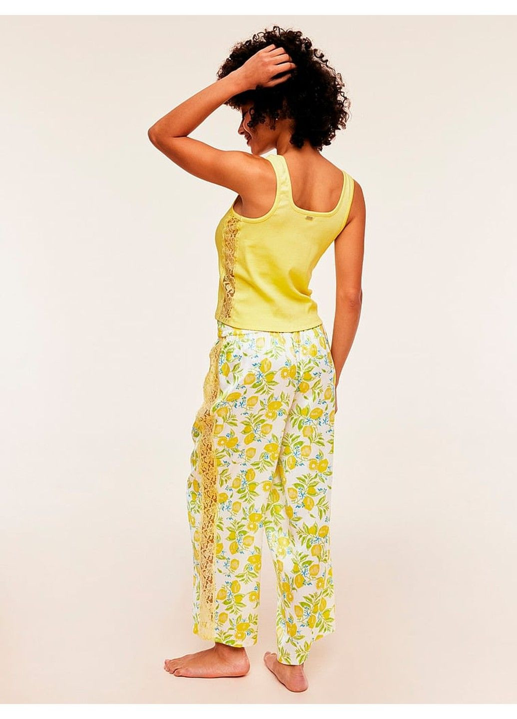 Комбинированная всесезон пижама delenia tank + pant sleep set Adore Me