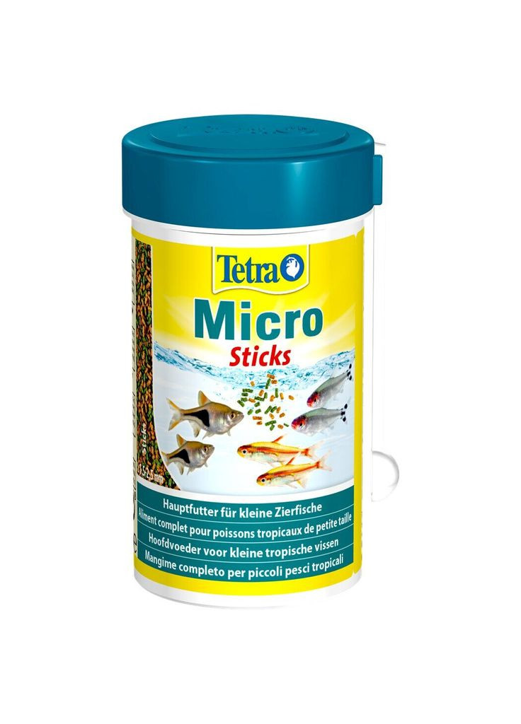 Корм Micro Sticks 100мл палочки для мелких аквариумных рыб Tetra (292258719)