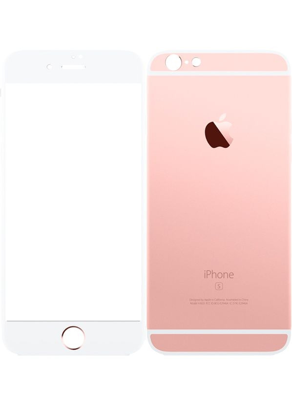 Защитное стекло 2,5D Full cover Tempered Glass front and back for iPhone 6/6S Rose Gold Toto (298992809)