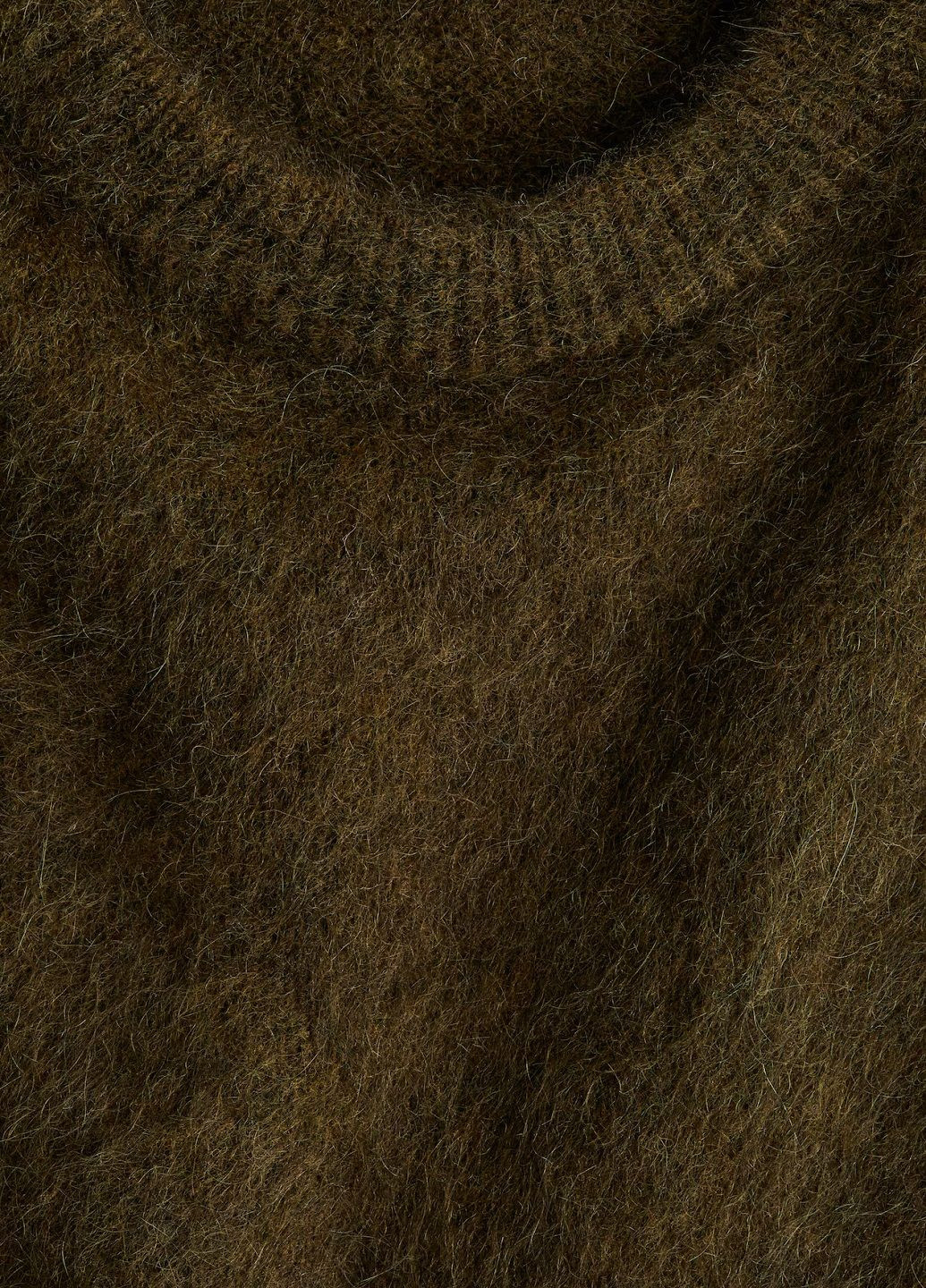 Темно-зеленый демисезонный свитер H&M