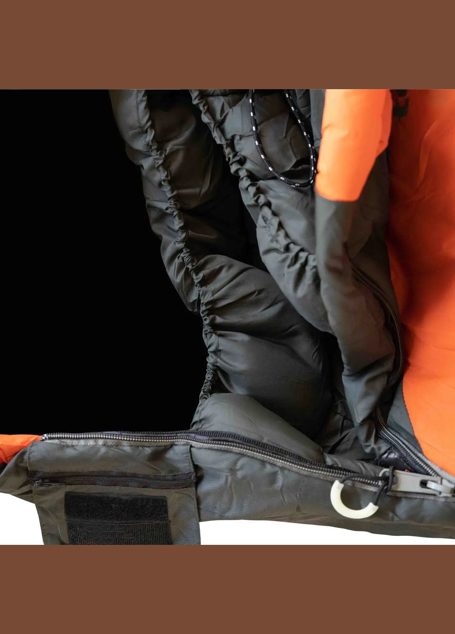 Спальный мешок Boreal Long кокон левый orange/grey 225/8055 UTRS-061L-L Tramp (290193619)