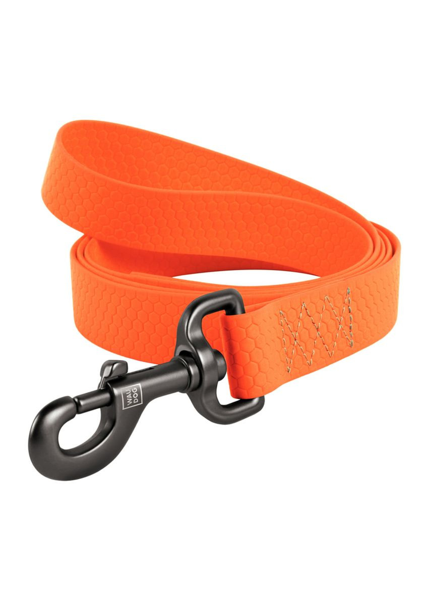 Поводок для собак водостойкий Waterproof, S, Ш 15 мм, Дл 122 см оранжевый WAUDOG (322124558)