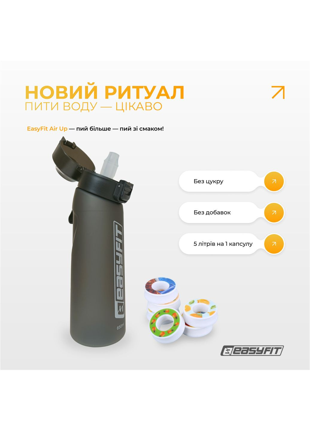 Капсула “Персик” для пляшки Air Up (A-034798) EasyFit (365813419)