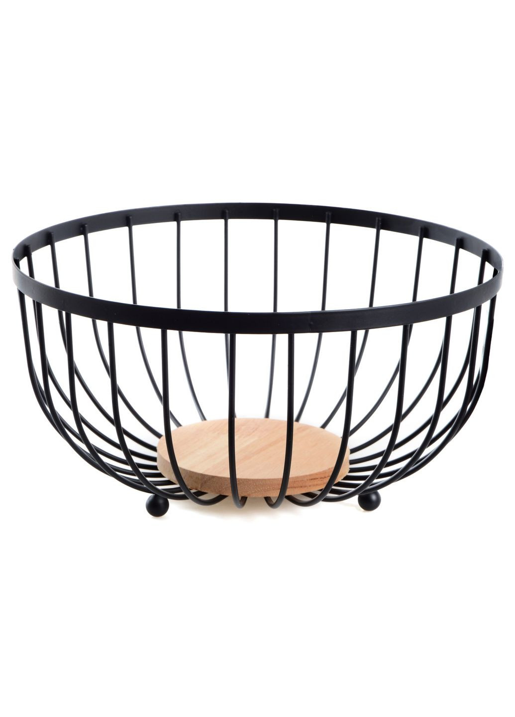 Ваза для фруктів Oder металева чорна 25*12 (RG-9004) Ringel (337128760)