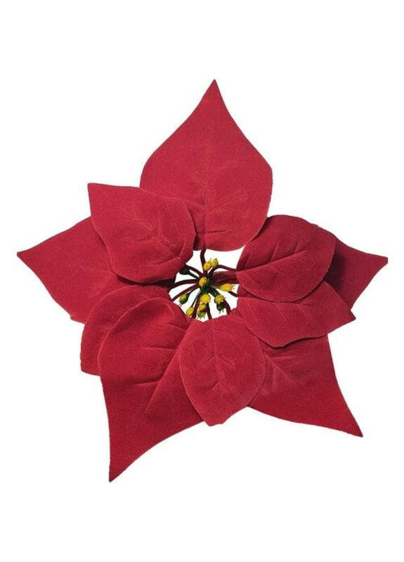 Декор новорічний Різдвяна квітка Seta Decor (270367774)