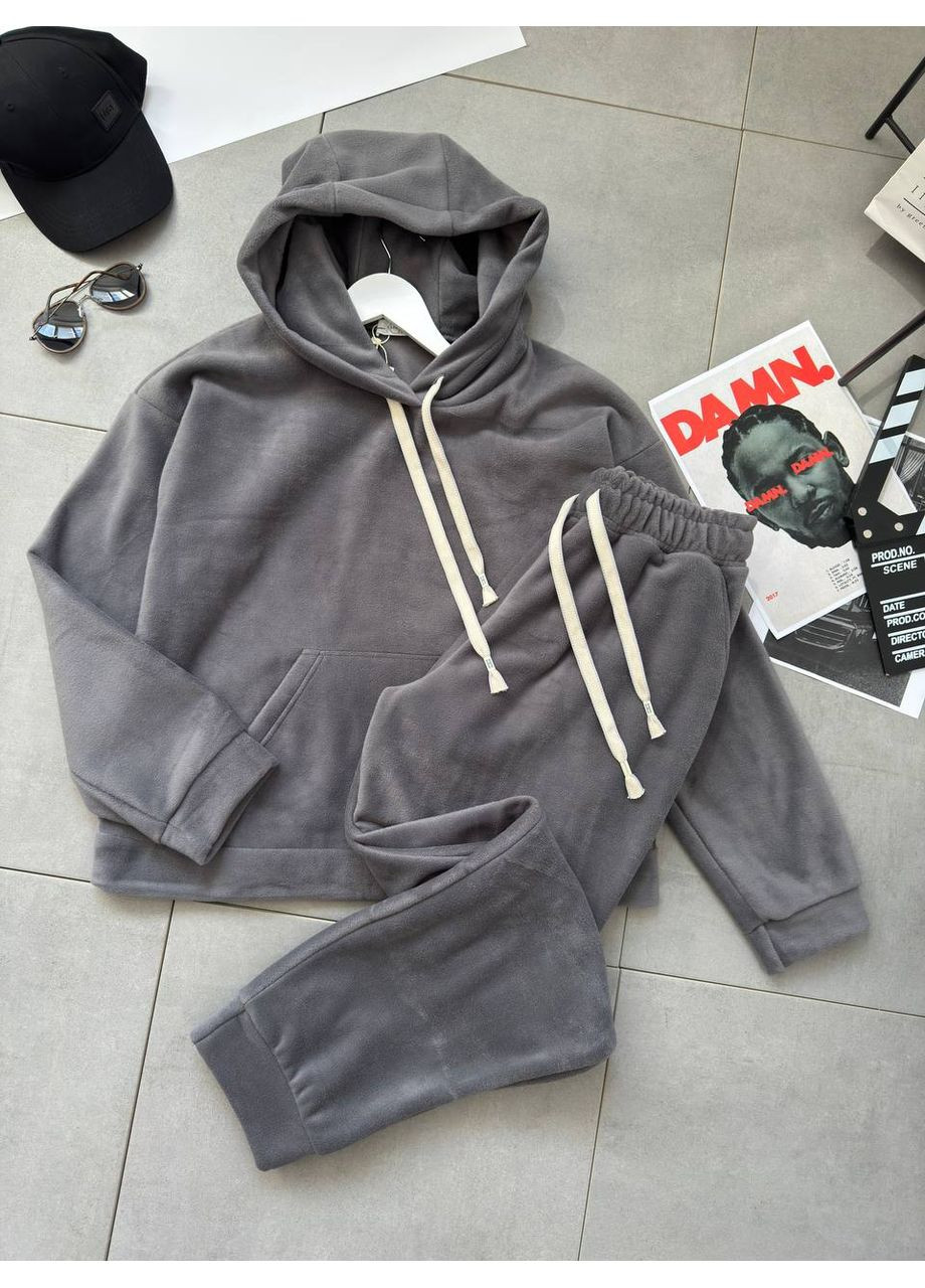 Мужской теплый костюм с капюшоном из поллара флиса 🔥 (Замеры в описании) DK/DL Мода без кордонів (367164489)