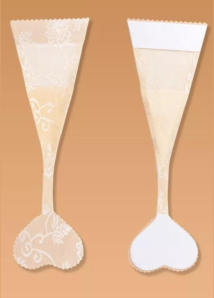 Безшовні невидимі трусики на клейкому силіконі непомітна під одягом дихаюча нижня білизна жіночі труси з мікромережива Cindylove (335976801)