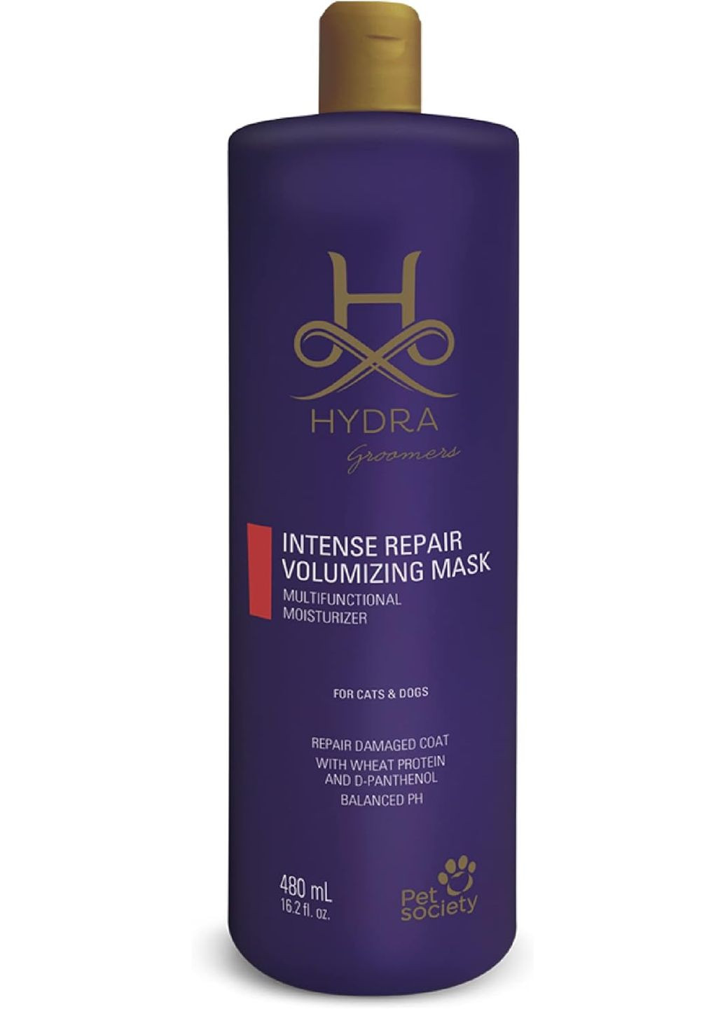 Маска для собак та котів Intense Repair Volumizing Mask відновлювальна 480 мл 24118 Hydra (293061501)