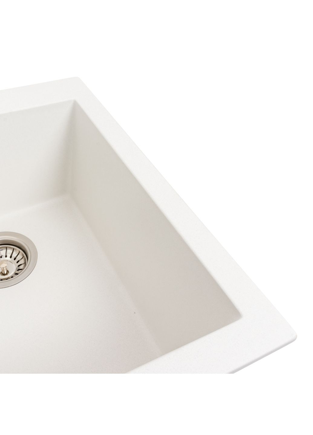 Гранітна мийка для кухні 4150 SOKIL матова (білосніжна) Platinum (269793836)
