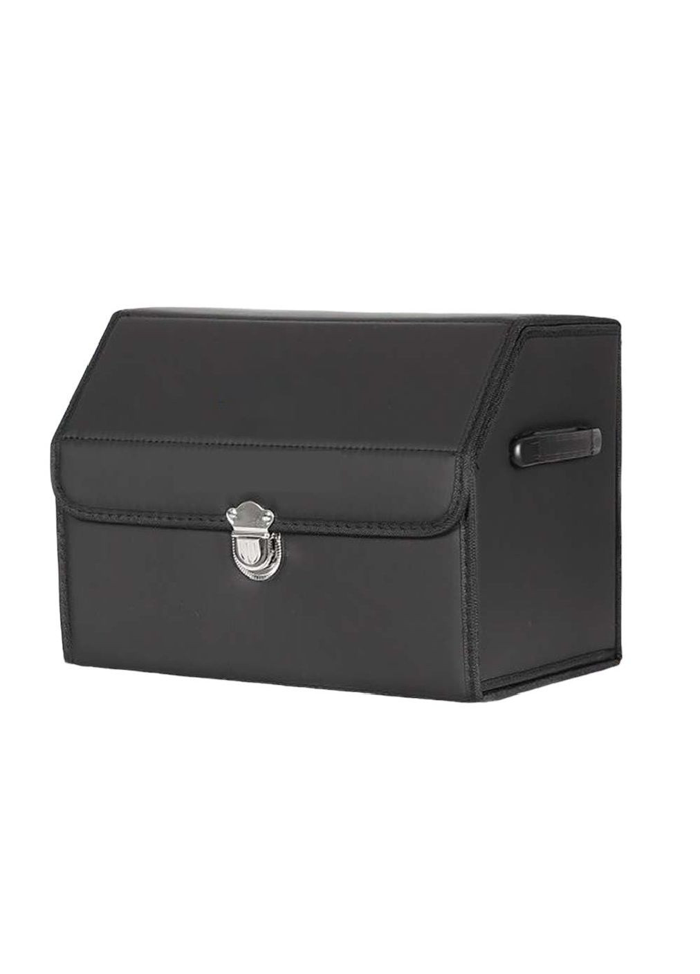 Органайзер сумка бокс кейс в багажник автомобиля складной с замком ручками 40х32х30 см (476986-Prob) Черный матовый Unbranded (293148784)