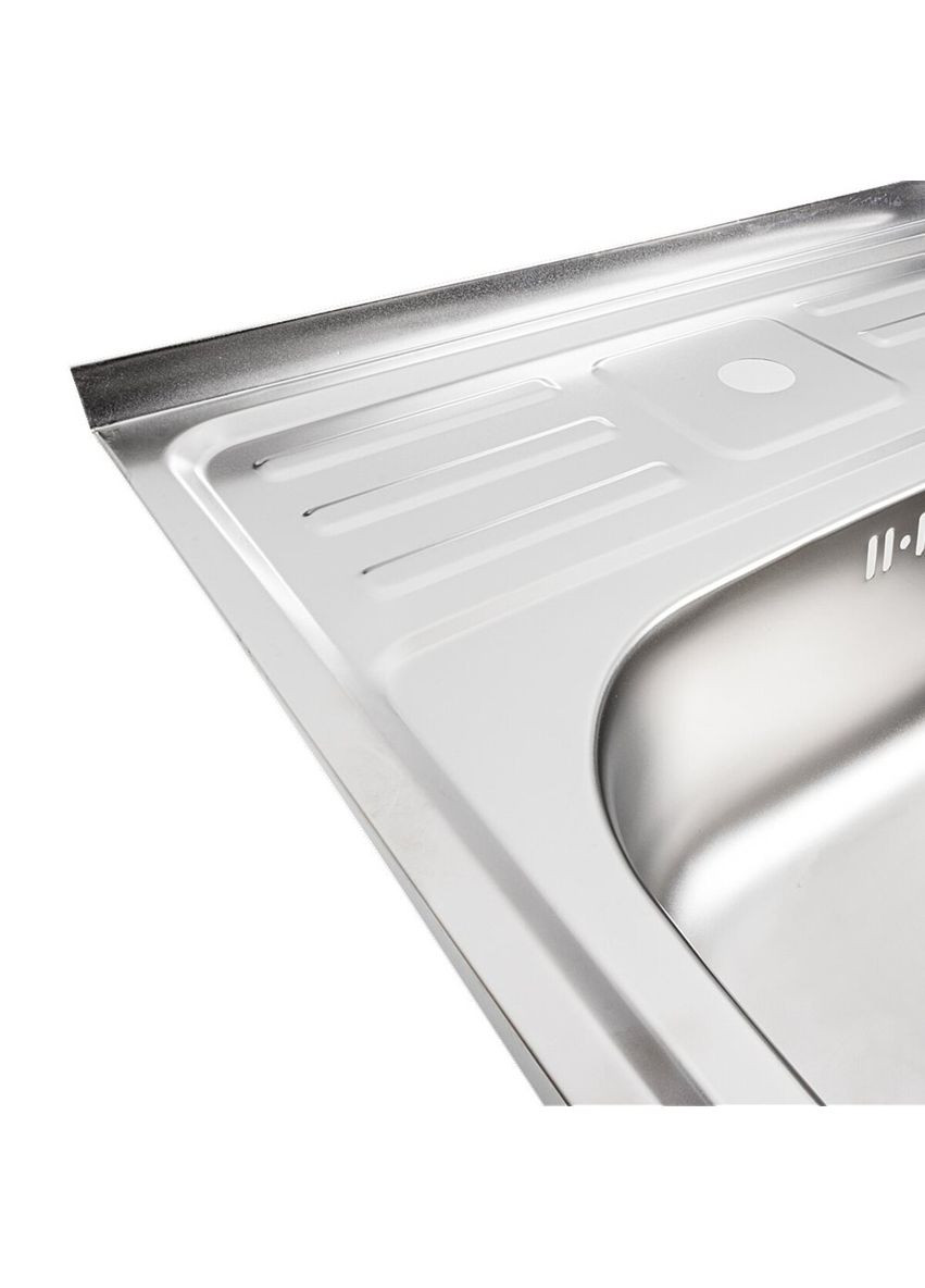 Кухонна мийка з нержавіючої сталі САТИН 5060 (0,7/160 мм) Valeso (336937264)